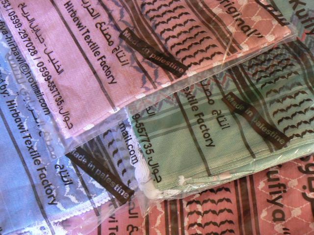 Hirbawi kuffiyehs - Made in Palestine