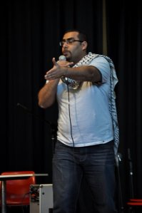 farid2011 Spoken word artist Farid Farid performing at the 2011 Festival of Friendship